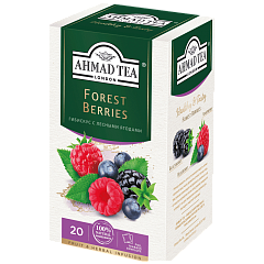 1167 Травяной чай  "Форест Берриз" со вкусом и ароматом лесных ягод р/п с ярлыком 20х2г в фольге